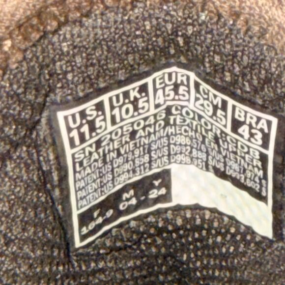 Skechers Hands Free Slip-Ins Garza Gervin Shoes Brown Leather Mens 11.5 EUR 45.5 - Picture 4 of 12